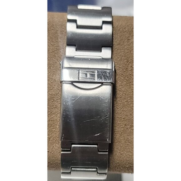 Tommy Hilfiger Mens Stainless Steel Watch F90181 Dial Multifunction Glow Hands - Picture 6 of 14